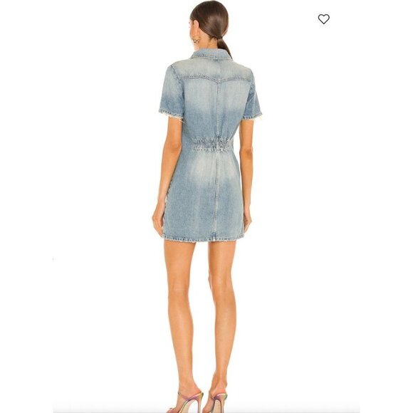 SER.O.YA Denim Mini Dress - Picture 3 of 9